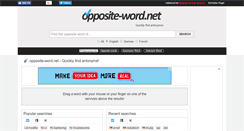 Desktop Screenshot of opposite-word.net